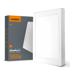 LED светильник квадратный VIDEX DL6S 18W 3000K-4000K-6500K White