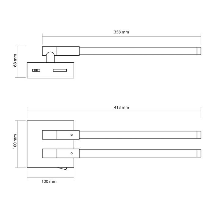 LED светильник настенный VIDEX WL042 10W 3000-4000-6000K White