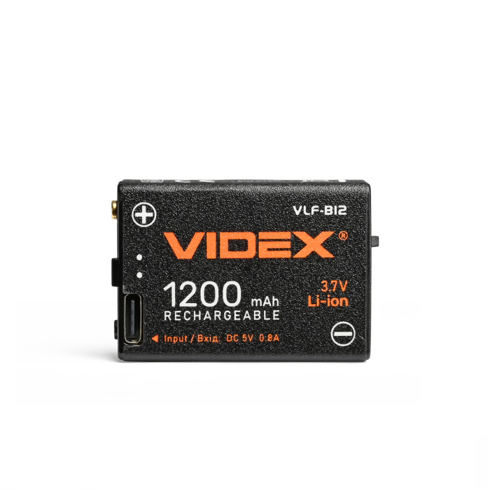 Акумулятор Videx Li-ion VLF-B12 (захист) 1200mAh 1шт BLISTER
