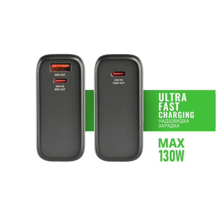 Повербанк VIDEX 20000mAh VPB-323 PD100W +Display Black/28290