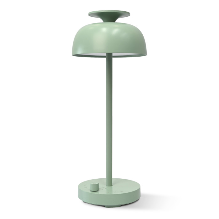 LED лампа настiльна з акумулятором VIDEX VL-TF23G 8.5W 4000K+RGB Green