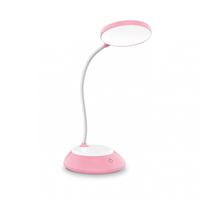 Лампа настольная LED TITANUM TLTF-022Р 7W 3000-6500K USB розовая