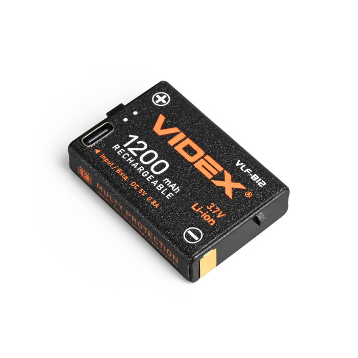 Акумулятор Videx Li-ion VLF-B12 (захист) 1200mAh 1шт BLISTER
