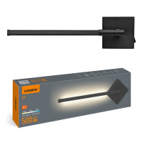 LED світильник настінний VIDEX WL041 5W 3000-4000-6000K Black