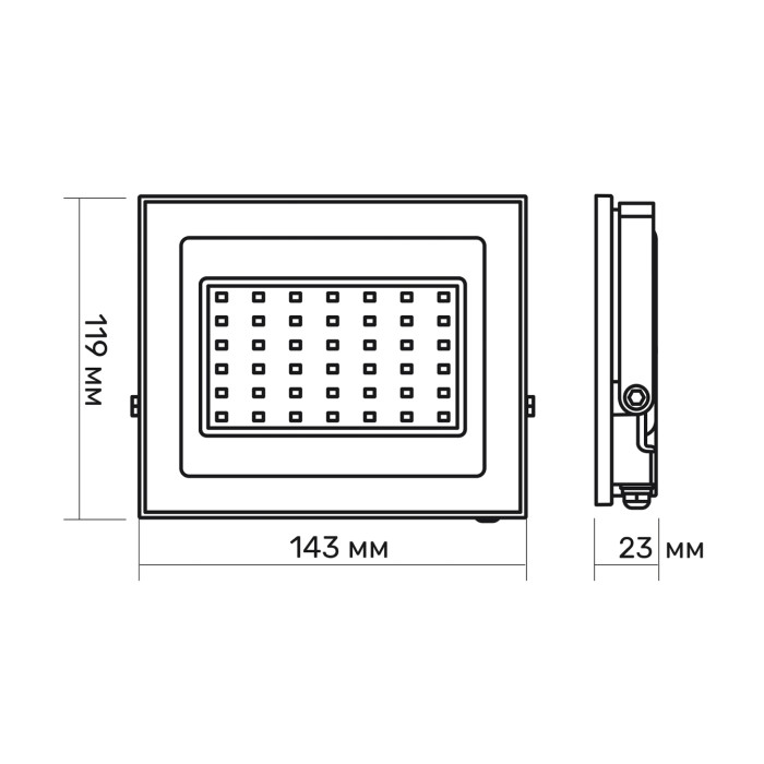 LED прожектор TITANUM TLF306 30W 6500K