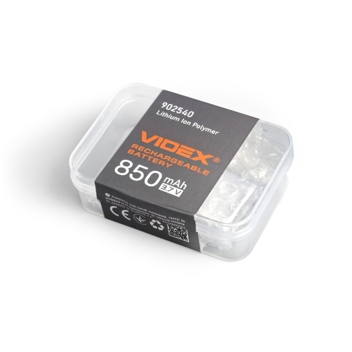 Акумулятор VIDEX Li-pol VLF-B902540-85 850mAh 28569