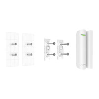 Крепежная панель Ajax SmartBracket для DoorProtect Black