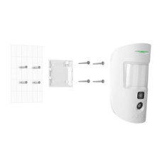 Крепежная панель Ajax SmartBracket для MotionCam, CombiProtect Black