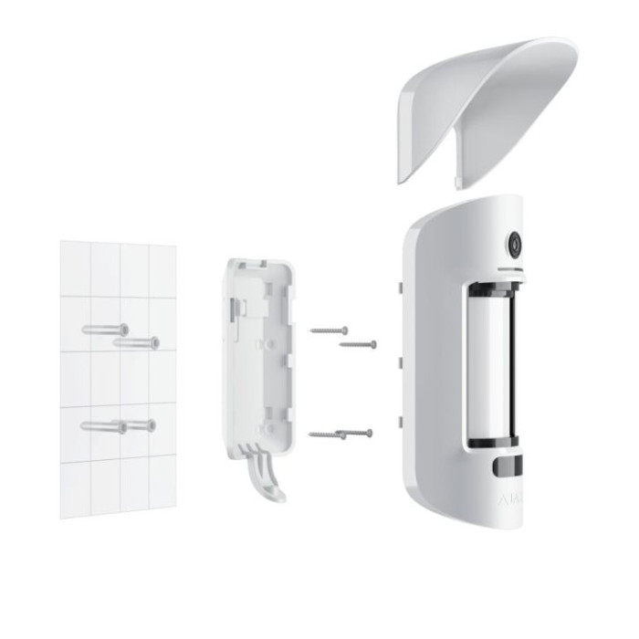 Крепежная панель Ajax SmartBracket для MotionCam Outdoor белая Крепежная панель Ajax SmartBracket для MotionCam Outdoor белая