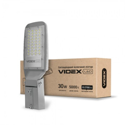 Фонарь уличный LED VIDEX 30W 5000K 220V (VL-SLe13-305G)