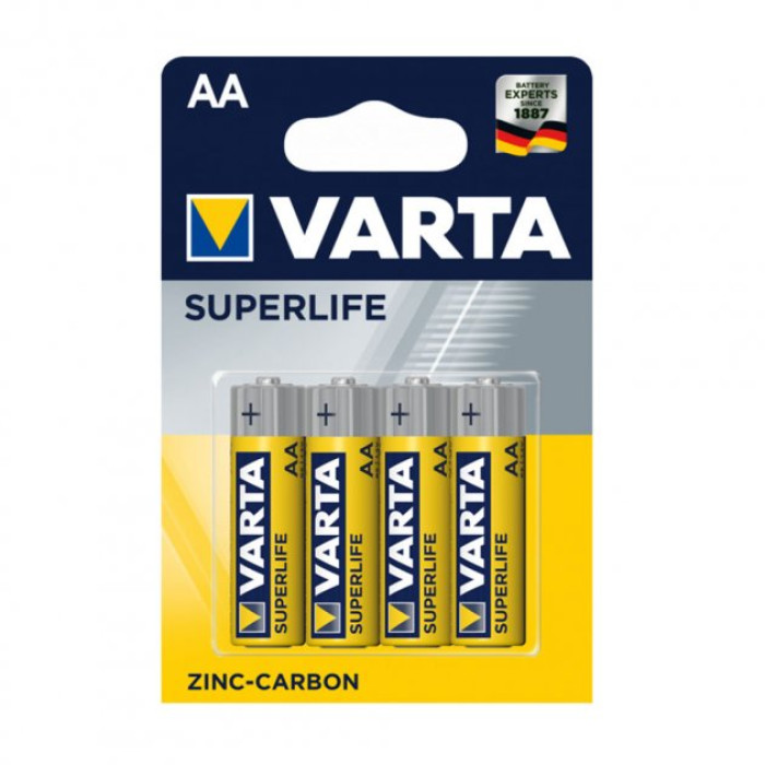 Батарейка VARTA SUPERLIFE AA BLI 4 ZINC-CARBON 2006101414/2006113414