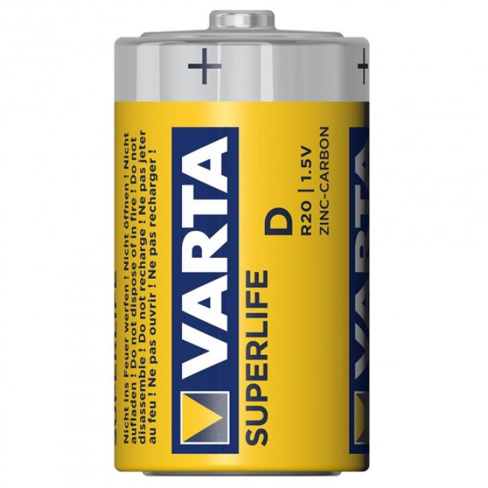 Батарейка VARTA SUPERLIFE D BLI 2 /2020101412