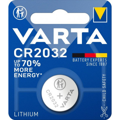 Батарейка VARTA CR 2032 BLI 1 LITHIUM 6032101401