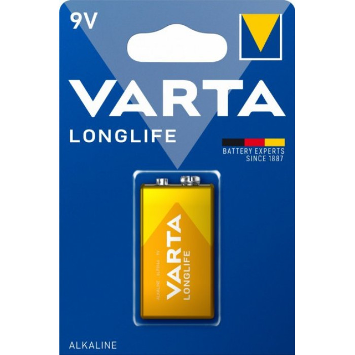Батарейка VARTA LONGLIFE 6LR61 (крона) 4122101411