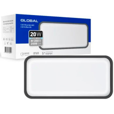 Антивандальний LED-світильник GLOBAL 1-GBH-08-2050-R 20W 5000K