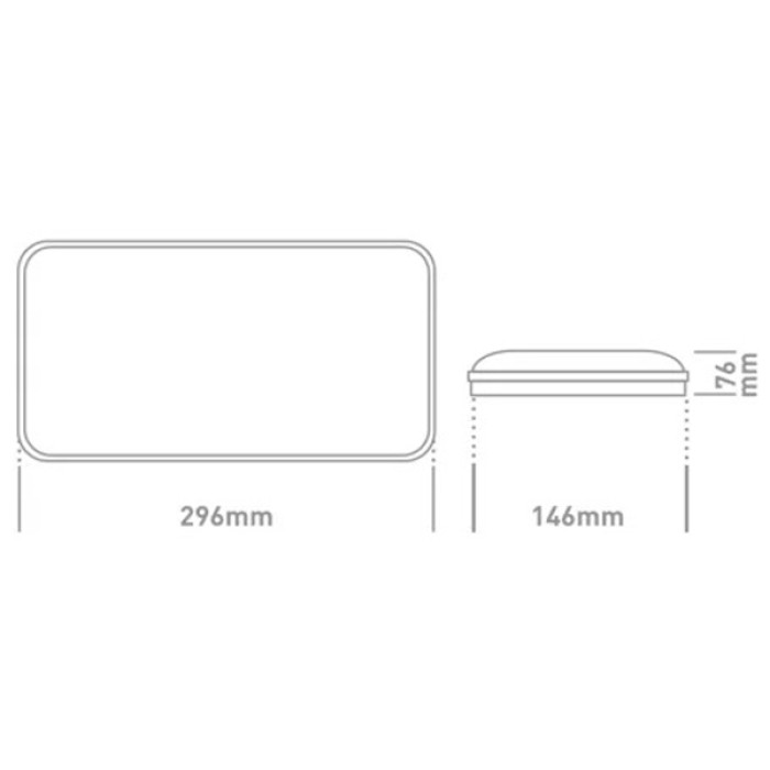 Антивандальний LED-світильник GLOBAL 1-GBH-08-2050-R 20W 5000K