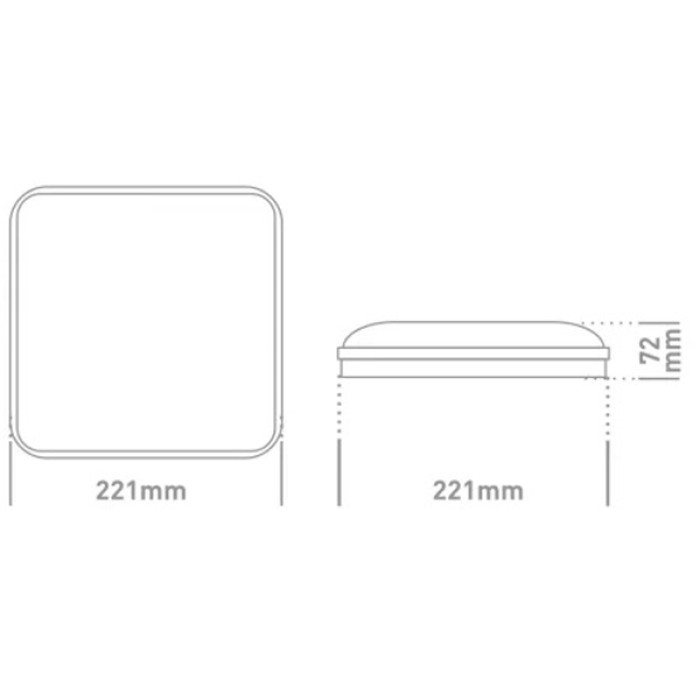 Антивандальний LED-світильник GLOBAL 1-GBH-08-2050-S 20W 5000K