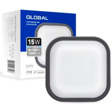 Антивандальний LED-світильник GLOBAL 1-GBH-08-1550-S 15W 5000K