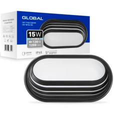 Антивандальний LED-світильник GLOBAL 1-GBH-06-1550-E 15W 5000K