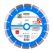 Круг алмазный отрезной 1A1RSS/C3-W 230х2,6/1,8х22,23-16-ARP 38х2,6х8+2 R105 Classic (12315011017)