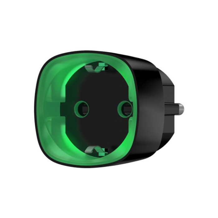 Радиоуправляемая умная розетка со счетчиком энергопотребления Ajax Socket Black Радиоуправляемая умная розетка со счетчиком энергопотребления Ajax Socket Black