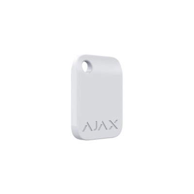 Брелок для управления охранной системой Ajax Tag 100 шт. White