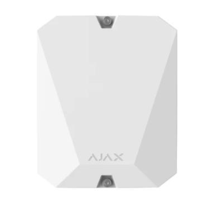 Модуль интеграции сторонних проводных устройств Ajax MultiTransmitter White Модуль интеграции сторонних проводных устройств Ajax MultiTransmitter White