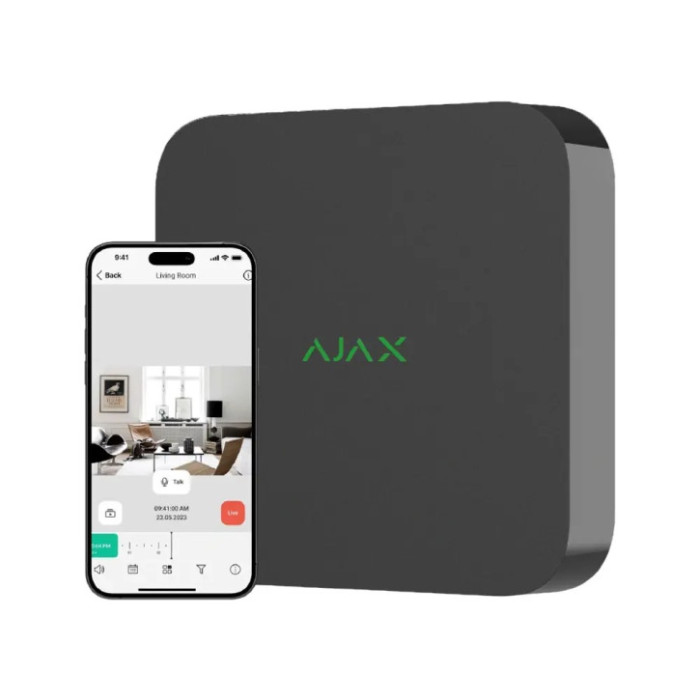 Сетевой видеорегистратор Ajax NVR (16ch) (8EU) Black Сетевой видеорегистратор Ajax NVR (16ch) (8EU) Black