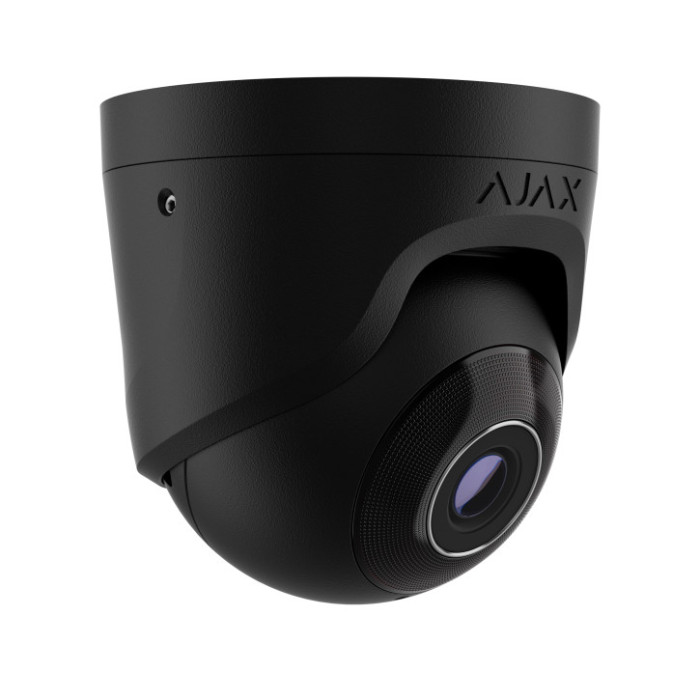 Проводная охранная IP-камера Ajax TurretCam (8 Mp/4 mm) Black