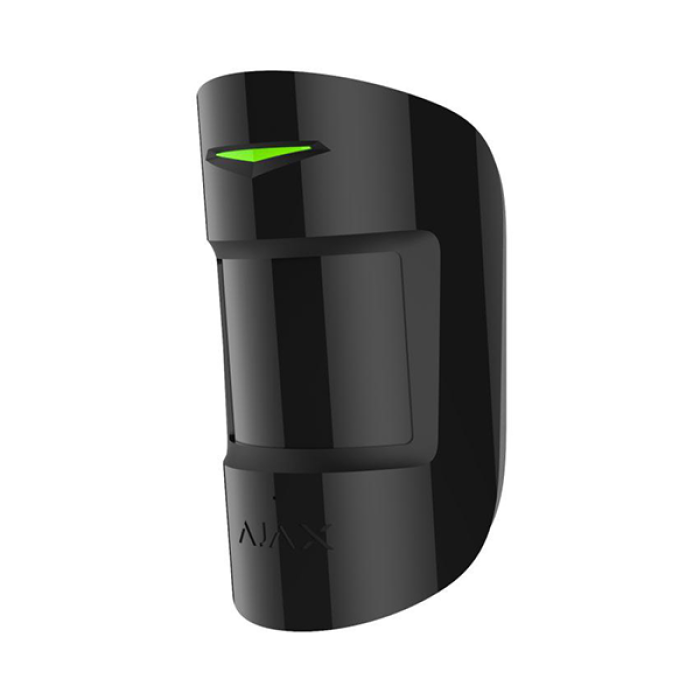 Бездротовий датчик руху і розбиття Ajax CombiProtect Black