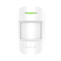 Бездротовий датчик руху і розбиття Ajax CombiProtect White