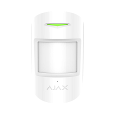 Бездротовий датчик руху і розбиття Ajax CombiProtect White