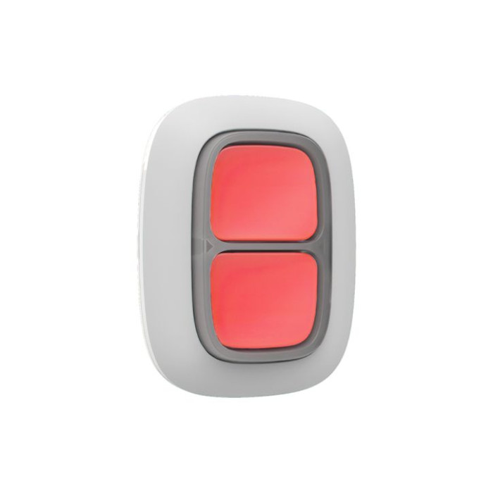 Беспроводная экстренная кнопка Ajax DoubleButton White