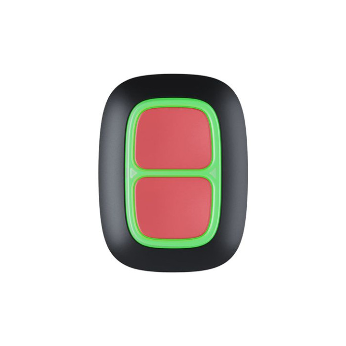 Беспроводная экстренная кнопка Ajax DoubleButton Black