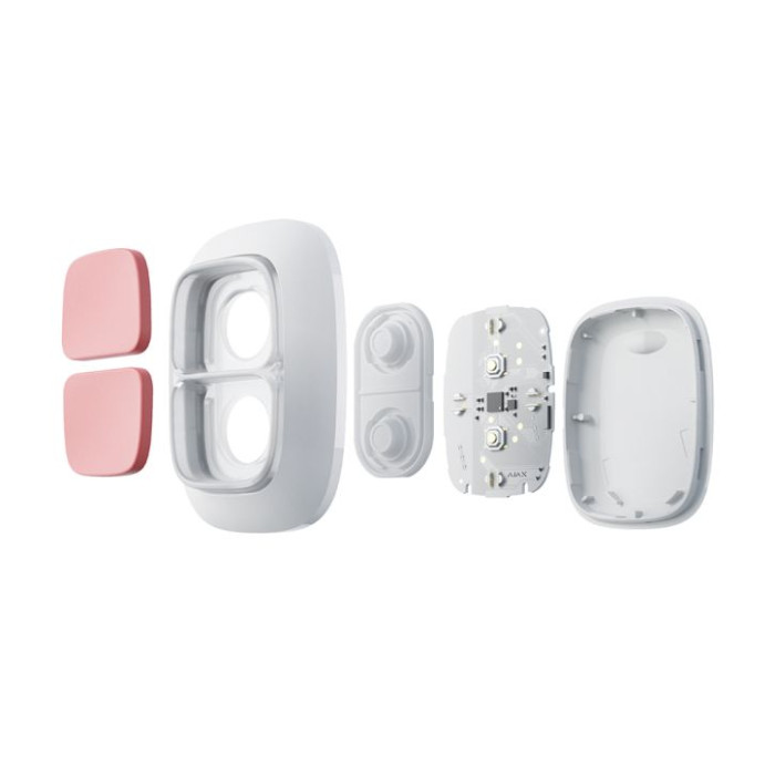 Беспроводная экстренная кнопка Ajax DoubleButton White