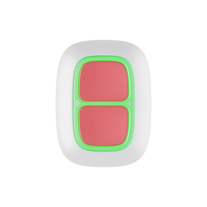 Беспроводная экстренная кнопка Ajax DoubleButton White Беспроводная экстренная кнопка Ajax DoubleButton White