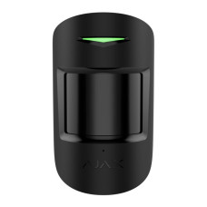 Бездротовий комбінований датчик руху і розбиття скла Ajax CombiProtect S Black