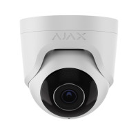 Проводная охранная IP-камера Ajax TurretCam (8 Mp/2.8 mm) White