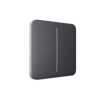Выключатель Ajax LightSwitch 2-клавишный Graphite