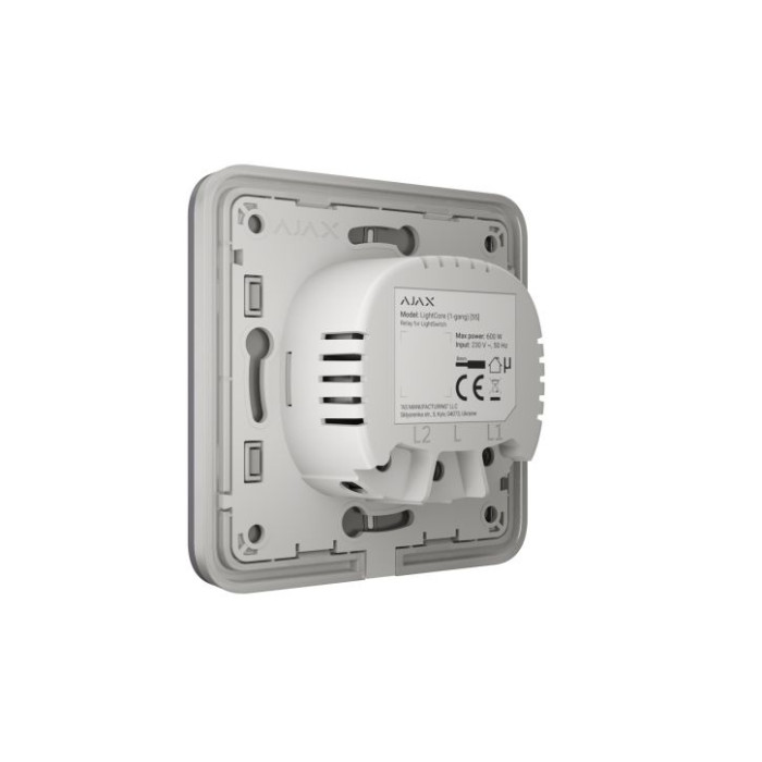 Выключатель Ajax LightSwitch 1-клавишный Graphite