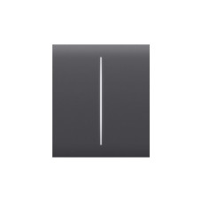 Центральная кнопка для двухклавишного выключателя Ajax CenterButton (2-gang) Graphite Ajax CenterButton (2-gang) Graphite
