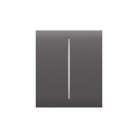 Центральная кнопка для двухклавишного выключателя Ajax CenterButton (2-gang) Grey