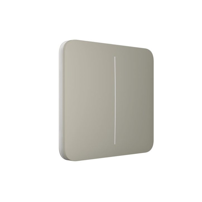 Выключатель Ajax LightSwitch 2-клавишный Olive Выключатель Ajax LightSwitch 2-клавишный Olive