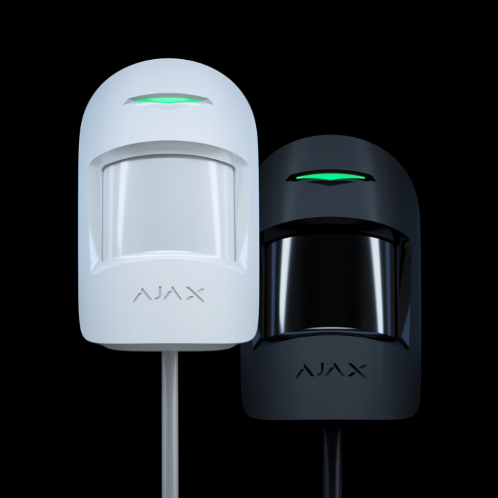 Проводной датчик движения Ajax MotionProtect Fibra Black