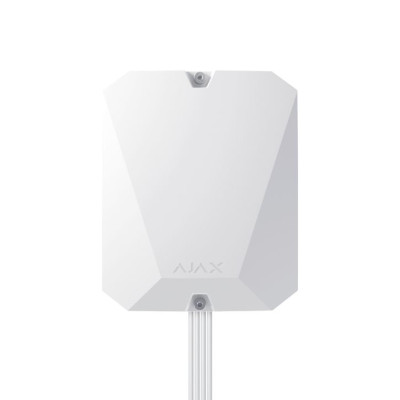 Гибридная централь системы безопасности Ajax FIBRA Hub Hybrid (4G) White