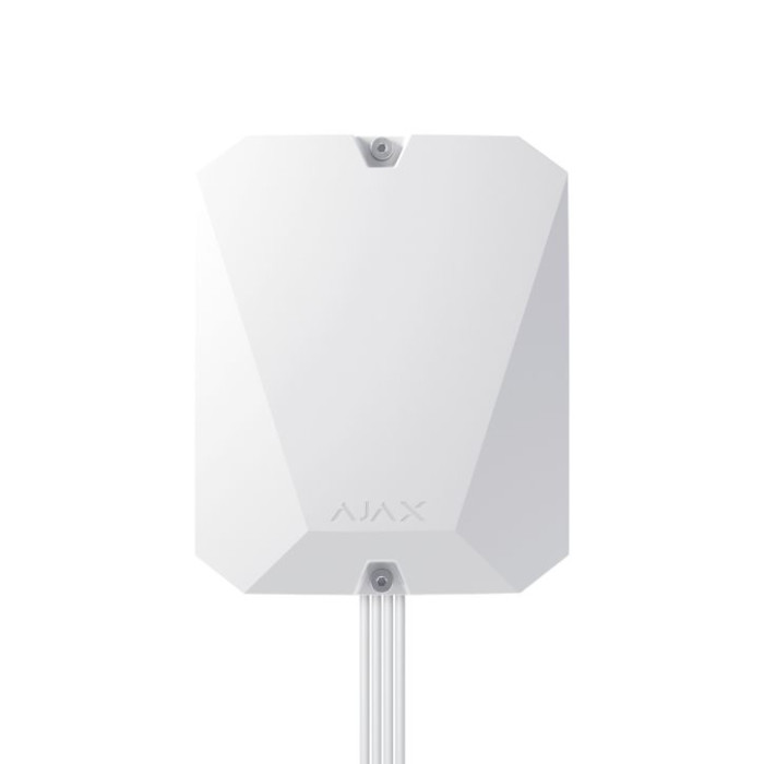 Гибридная централь системы безопасности Ajax FIBRA Hub Hybrid (4G) White Гибридная централь системы безопасности Ajax FIBRA Hub Hybrid (4G) White