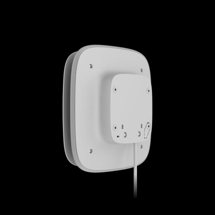 Проводная сирена с креплением для брендированной лицевой панели Ajax StreetSiren DoubleDeck Fibra White