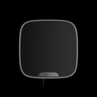 Проводная сирена с креплением для брендированной лицевой панели. Ajax StreetSiren DoubleDeck Fibra Black