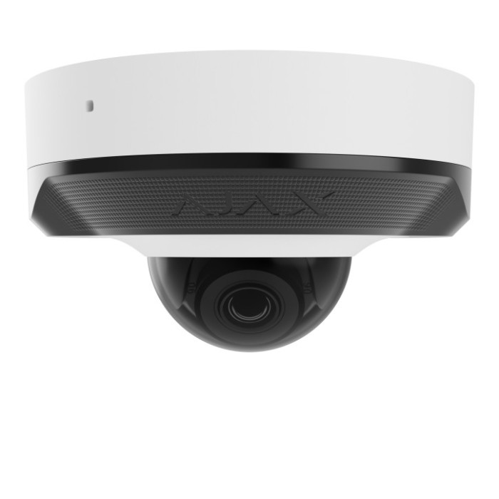 Проводная охранная IP-камера Ajax DomeCam Mini (8 Mp/4 mm) White
