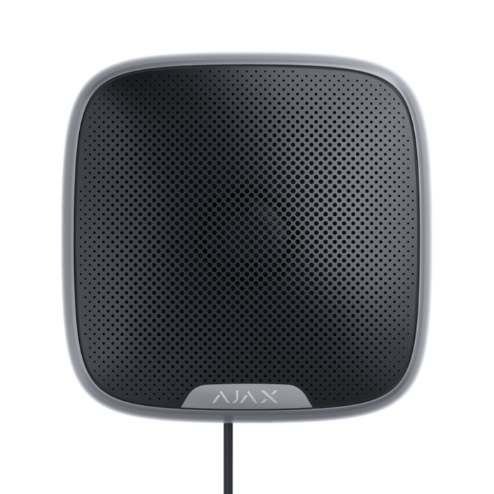 Проводная уличная сирена Ajax StreetSiren Fibra Black